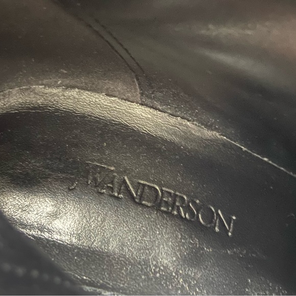 JW Anderson Leather Anchor Logo Charm Bootie size 38.5 - Picture 6 of 12